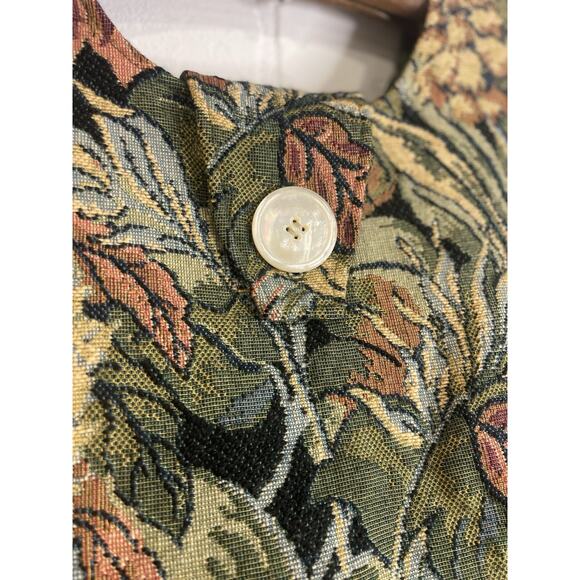 THE CARPETBAGGER SIZE MEDIUM TOTE, KNITTING BAG 14" X 17" X 6" | Vintage Sewing - Picture 12 of 13